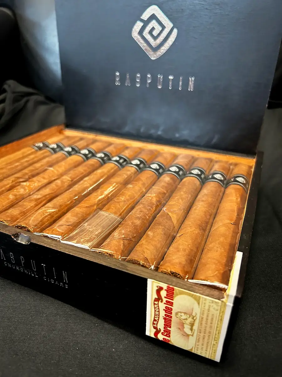 An open box of Rasputin cigars from The Discovery Collection